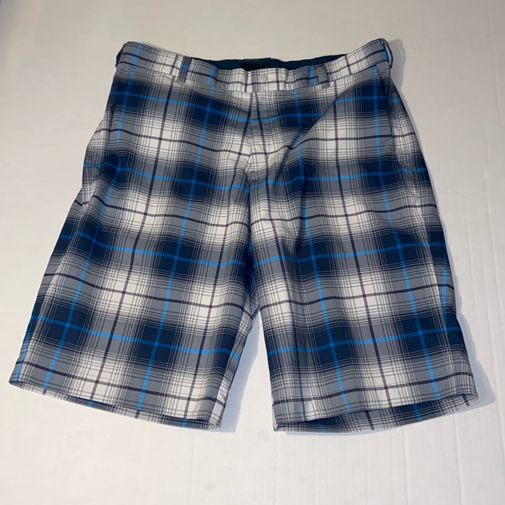 Nike Golf Men’s Size 34 Plaid Golf Shorts